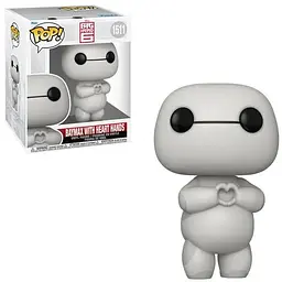 Фігурка Funko Pop Місто героїв Беймакс з руками у вигляді серця Big Hero 6 Baymax heart hands 15 см BH B 1511