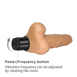 Вібратор Lovetoy Real Feel Vibrator 5 Flesh 8 Реалістичний, 20х3.7 см - мініатюра 2