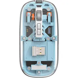 Миша WiWU WM105 Crystal Wireless Blue [100232]