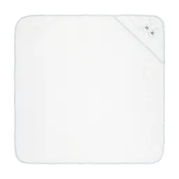 Рушник із куточком Home Line Котики, з вишивкою, 90х90 см, білий з блакитним (169103) - мініатюра 2