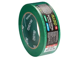 Стрічка ALLOID BUILDING TOOLS 38x40, 140 мкм Стрічка малярська для шорстких поверхонь, зелена 38мм х 40м, 140мкм - мініатюра 4