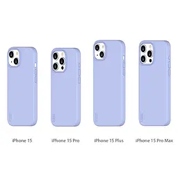 Рідкий силіконовий чохол Vokamo для iPhone 15 Plus із магнітом Blue - мініатюра 5