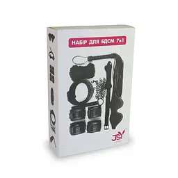 Набір для БДСМ 7в1 LY1003 Black - мініатюра 4