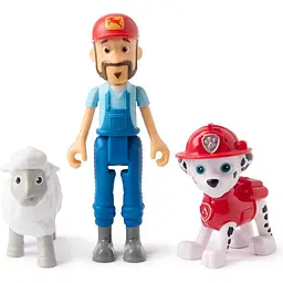 Набір колекційних фігурок Paw Patrol Цуценя-рятівник Маршал, фермер Ел та вівця (SM97242/6072994) - мініатюра 2