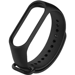 Силіконовий ремінець BeCover для Xiaomi Mi Band 3/4 Black (704126) - мініатюра 3