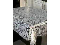 Клейонка SELENA LACE 1,35м х 22м ПВХ, ажурна "Візерунок біла"