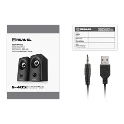 Акустична система REAL-EL S-405 USB Black (EL121100016) - мініатюра 8