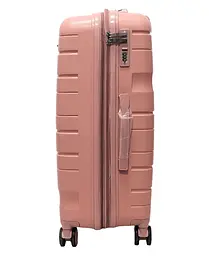 Валіза маленька S поліпропілен Milano bag 0306 56×35×24см 33л Рожевий - мініатюра 5