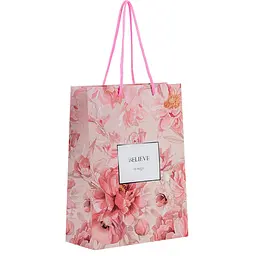 Пакет паперовий подарунковий Axent 18х24 см Peony Dreams (8501-32-A-CC)