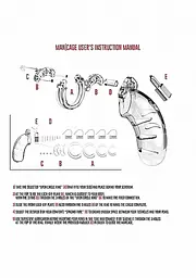 Пояс вірності для чоловіків ManCage 02 Chastity Cage прозорий - мініатюра 4