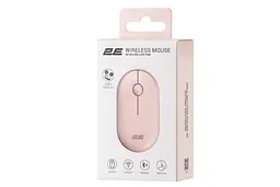 Комп'ютерна миша 2E MF300 Silent WL/BT рожевий teh0014050 - мініатюра 3