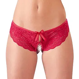 Трусики Cottelli Lingerie Lace S червоний
