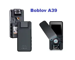 Нагрудна боді-камера Boblov A39 з дисплеєм 1.54 дюйма нічний запис датчик руху акумулятор 3000 мАгод