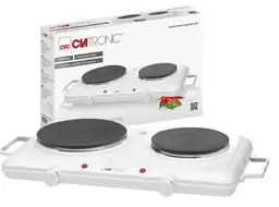 Електрична плита Електроплитка Clatronic DKP 3583 2 конфорки 2500W - мініатюра 2