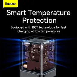 Адаптер-блок живлення мережевий Baseus GAN3 Fast Charger 30 W (CCGN010101) чорний - мініатюра 7