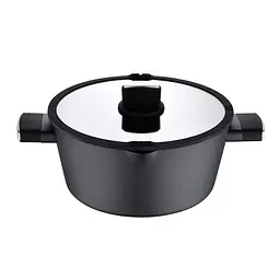 Каструля Bergner Ion з кришкою 6 л 28 см (BG-35802-BK) - мініатюра 2