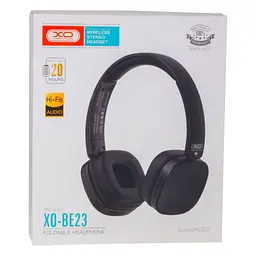 Bluetooth Стерео Гарнітура XO BE23 Чорний - мініатюра 4