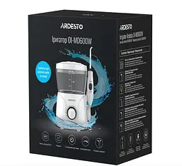 Іригатор стаціонарний Ardesto 600 мл 8 насадок Білий (2642492831) - мініатюра 6