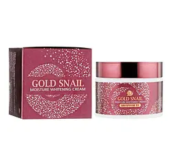 Крем для обличчя Муцин равлика Gold Snail Moisture Whitening Cream Enough 50 мл - мініатюра 2