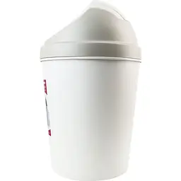 Відро для сміття MBM My Home з кришкою 9 л сіре (BIN-10 9L GRAY) - мініатюра 2