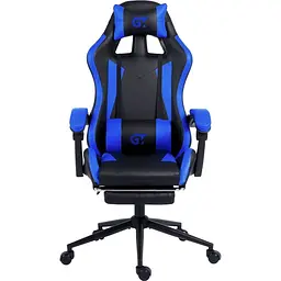 Геймерське крісло GT Racer чорне із синім (X-2323 Black/Blue) - мініатюра 1
