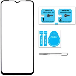 Скло захисне Dengos Full Glue Samsung Galaxy M13 (black) (TGFG-229) - мініатюра 2