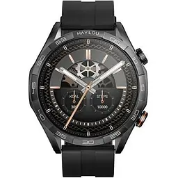 Смарт-годинник Haylou Solar 5 LS20 Black (Silicone strap) - мініатюра 2