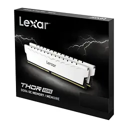 Модуль пам'яті для комп'ютера DDr432GB (2x16GB) 3600 MHz Thor White Lexar (LD4BU016G-R3600GDWG) - мініатюра 7