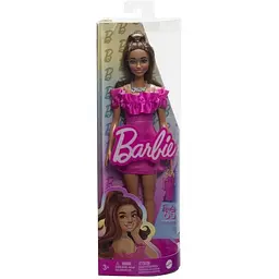Лялька Barbie Модниця в рожевій мінісукні з рюшами (HRH15) - мініатюра 6