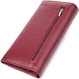 Практичний гаманець для жінок із натуральної шкіри ST Leather 23098 бордовий - мініатюра 6