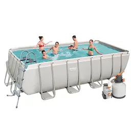 Басейн каркасний Bestway 56671 (488-244-122см), 11532 л - мініатюра 2