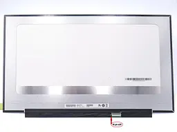 Матриця B173ZAN06.1 17.3" Slim eDP 390mm 3840х2160, IPS, 120Hz, 40pin, без кріплень, матова 100% RGB