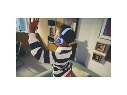 Навушники з мікрофоном JBL Junior 320 Blue (JR320BLU) - мініатюра 9