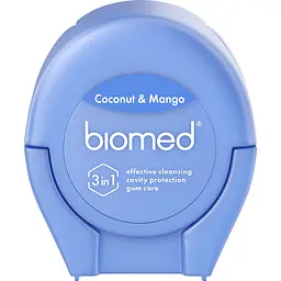 Зубна нитка Biomed Coconut&Mango 50 м - мініатюра 3