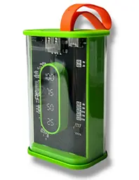 Портативний повербанк No Brand Power Bank 10000 mAh Зелений (2104618812) - мініатюра 2