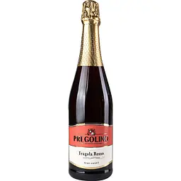 Винний напій слабоалкогольний газований Pregolino Fragola Rosso, червоний, напівсолодкий, 8,5%, 0,75 л