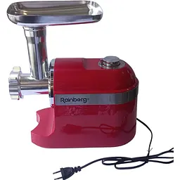 Електрична м'ясорубка Rainberg RB-2270 з високою продуктивністю до 3 кг/хв, низьким рівнем шуму і реверсом (44384-RB-2270_1991) - мініатюра 3