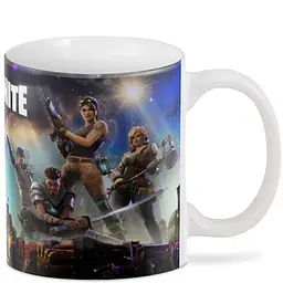 Кухоль GeekLand Fortnite Фортнайт FT.02.43 фоновий арт 330 мл білий - мініатюра 2