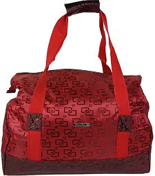 Дорожня сумка, саквояж 25L Wallaby червоний квадрати - мініатюра 4