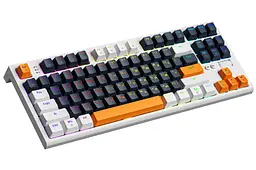 Механічна ігрова клавіатура GamePro GPMK-18 Red Switch Hot-Swap TKL RGB White - мініатюра 2