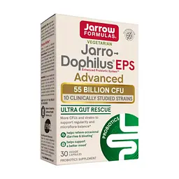 Пробіотики Jarrow Formulas Пробіотики, 55 млрд КУО, Jarro-Dophilus EPS, 30 вегетаріанських ка (JRW03737)