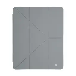 Чохол-книжка для планшета Apple iPad Air 13 (2024)/Air 13 (2025)/Air 13 (2026), Y-Type PEN, сірий, магнітний, з тримачем для стилуса, протиударний, обкладинка з функцією підставки, екошкіра + ТПУ, функція автоматичного пробудження/сну