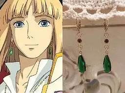 Серьги Хаула Ходячий замок Howl's Moving Castle HMC 01 - мініатюра 3