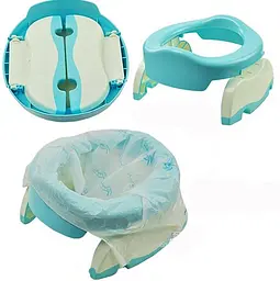 Дитячий дорожній горщик 2in1 Blue - мініатюра 6