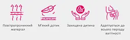 Попереково-крижовий корсет для вагітних Orliman, синій (OMT601/UNI) - мініатюра 4