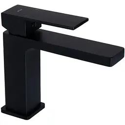 Змішувач для раковини Qtap Gemini QTGEM270BLM45674 Black Matt