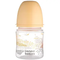 Пляшка Canpol babies Easystart Mountains антиколікова з широким отвором 120 мл бежева (35/242_bei)