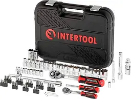 Набір інструментів Intertool Storm ET-8073 73шт [88332] - мініатюра 3