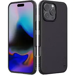 Чохол Nillkin Super Frosted Shield Pro для Apple iPhone 16 Pro Black - мініатюра 2