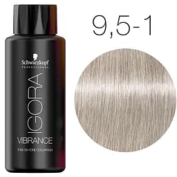 Деміперманентна фарба для волосся Schwarzkopf Professional Igora Vibrance, відтінок 9,5-1 (світлий блонд пастельний cандре), 60 мл (2297790) - мініатюра 3